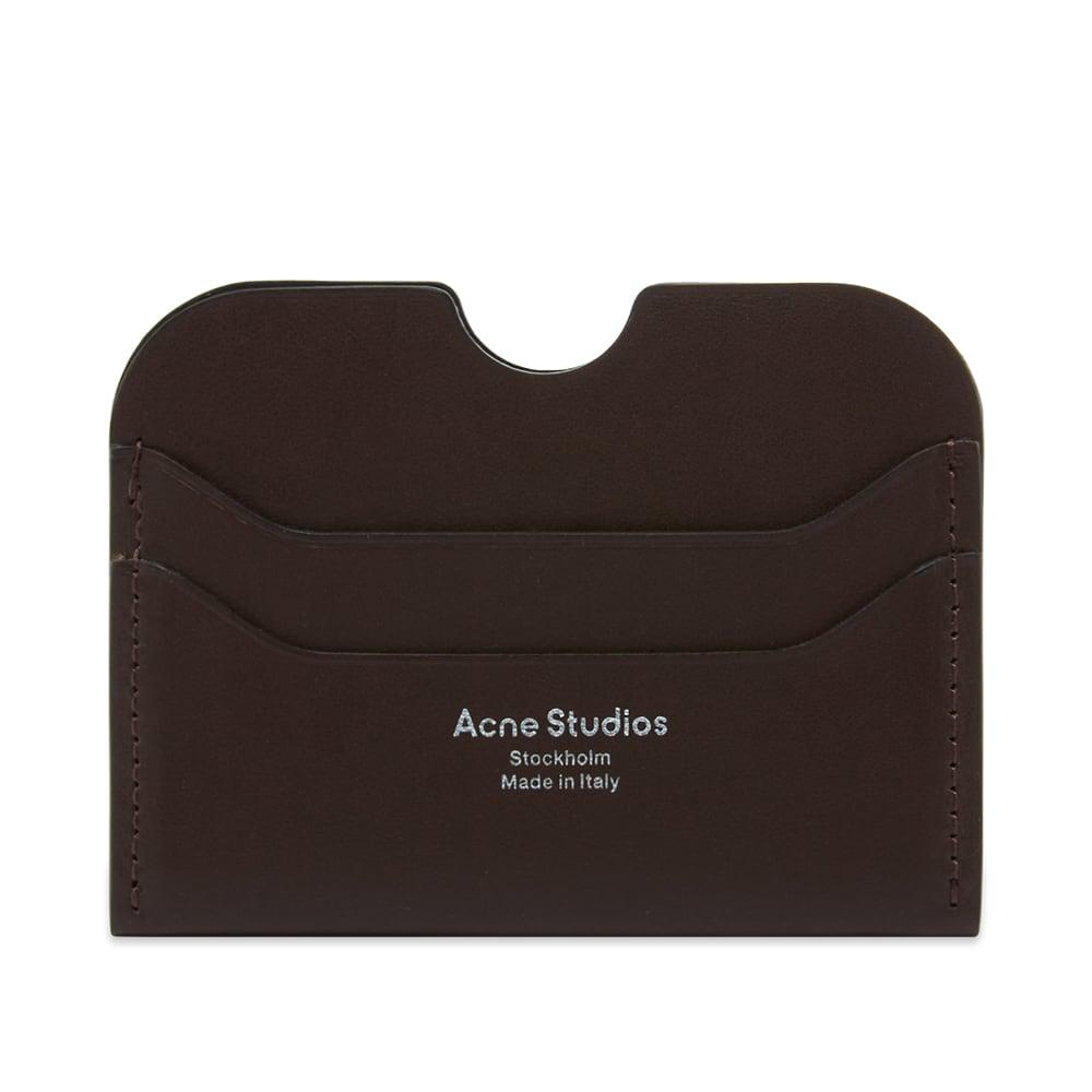 acne studios flap card holder