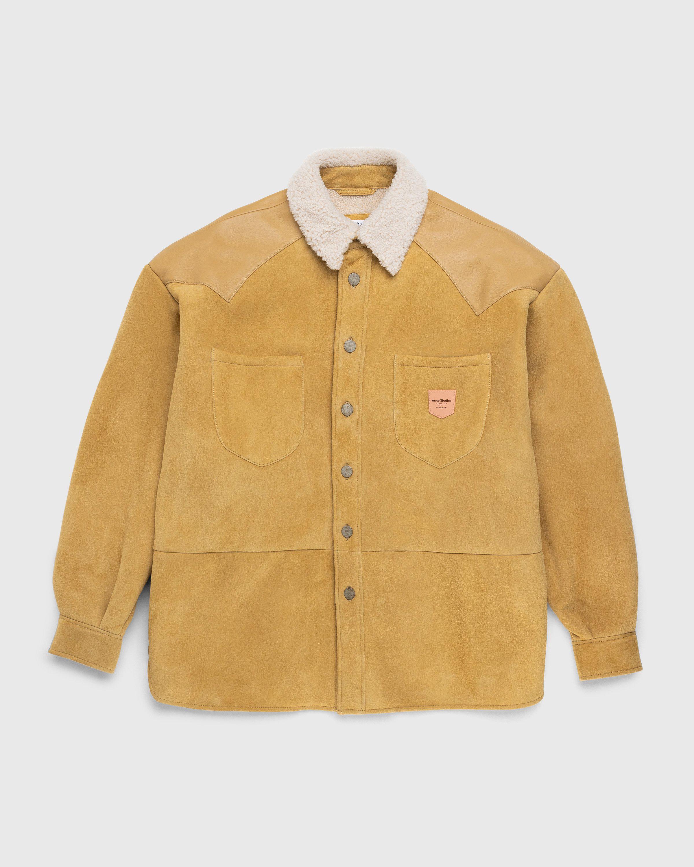 shearling overshirt