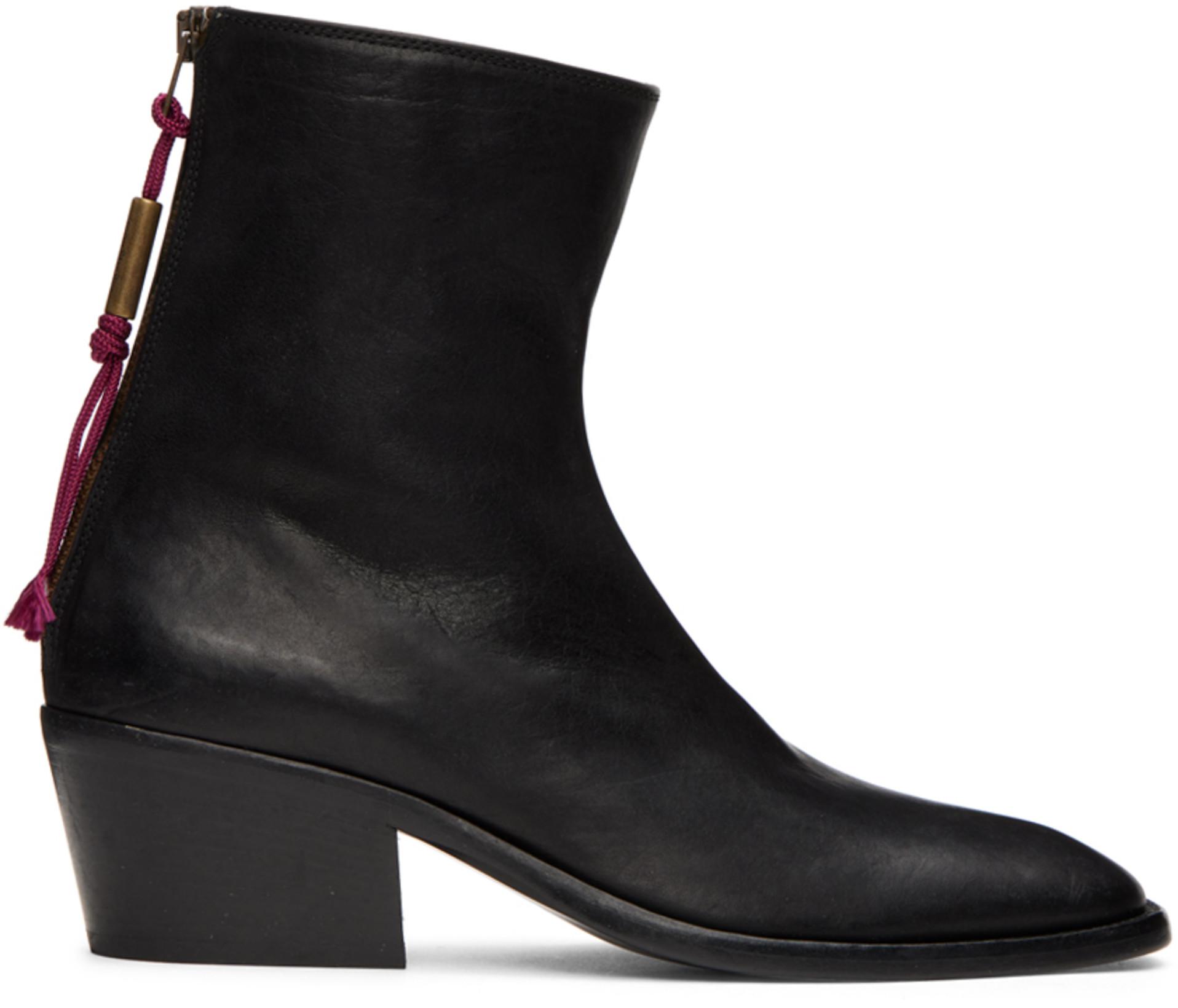 Black Leather Boots by ACNE STUDIOS