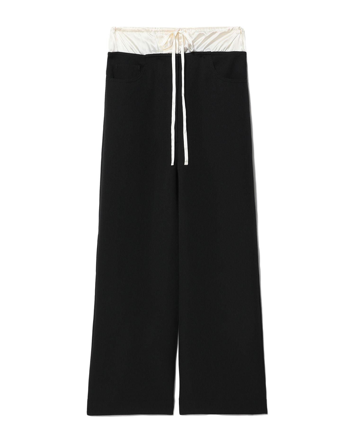 Satin contrast trousers by ACNE STUDIOS