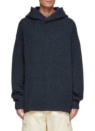 WOOL CASHMERE BLEND KNIT HOODIE by ACNE STUDIOS