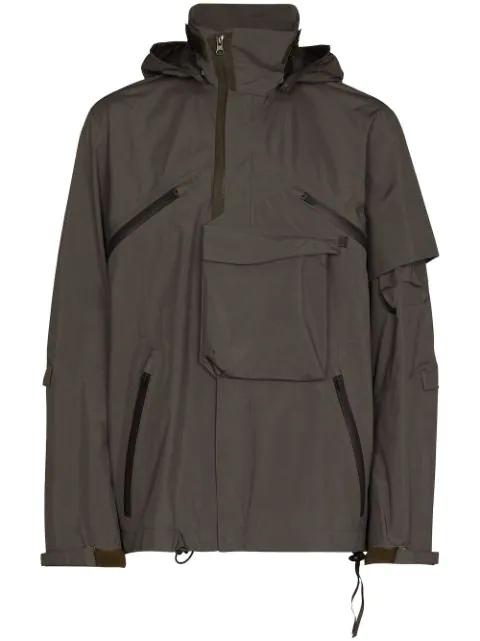 2L GORE-TEX Paclite hoodied jacket by ACRONYM