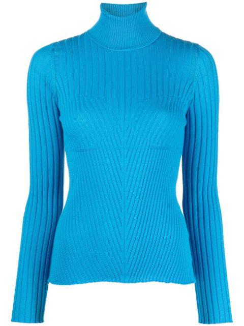 ribbed knit rollneck jumper by ACT N1