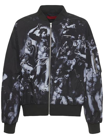 Putti printed bomber jacket by ACUPUNCTURE