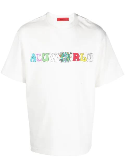 logo print T-shirt by ACUPUNCTURE