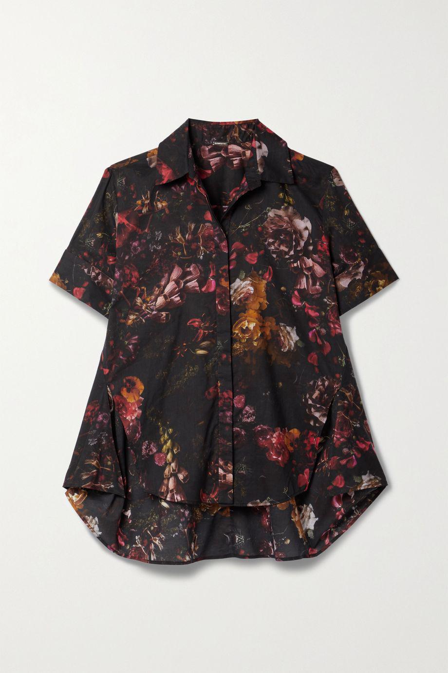 Floral-print cotton-voile shirt by ADAM LIPPES