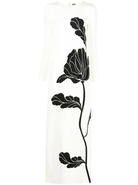 floral-print maxi dress by ADAM LIPPES