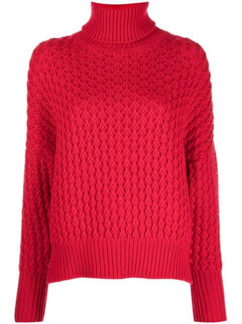 rollneck knitted sweater by ADAM LIPPES