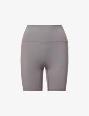 Ultimate Crop high-rise stretch-woven bike shorts by ADANOLA