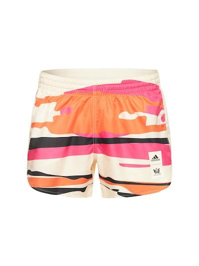 Thebe Magugu tech shorts by ADIDAS PERFORMANCE