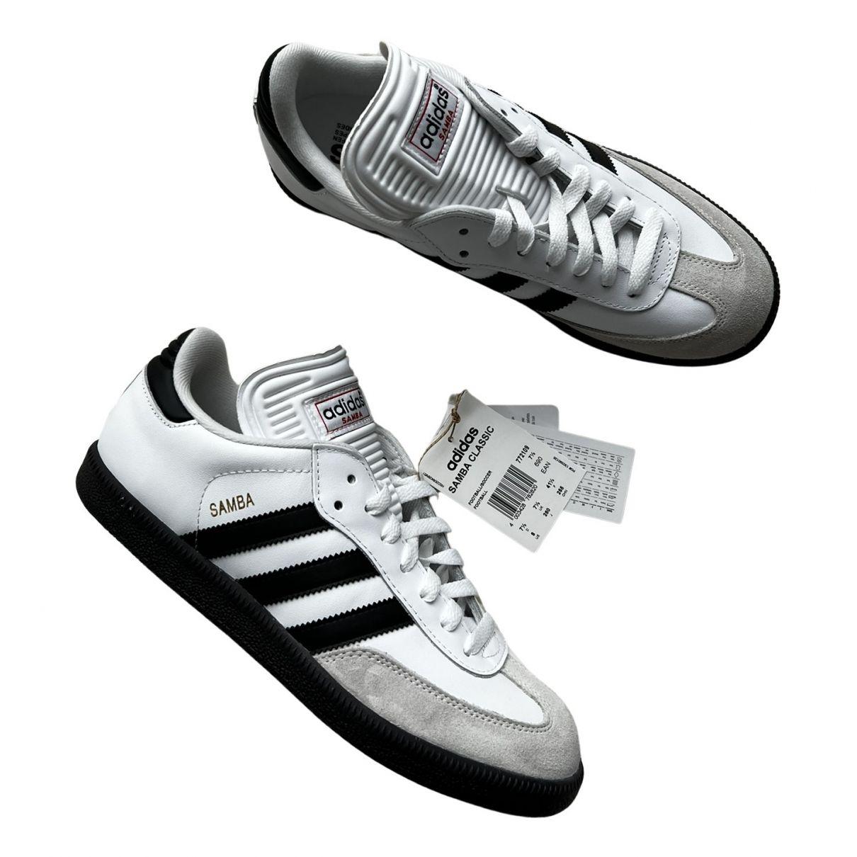 adidas samba leather trainers