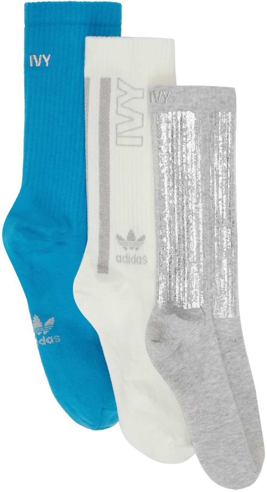 3-Pack Multicolor Socks by ADIDAS X IVY PARK