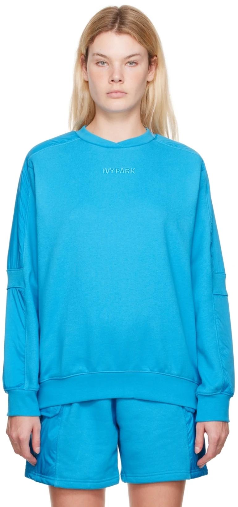 Blue Cotton Sweatshirt by ADIDAS X IVY PARK