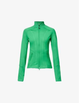 Zip-through stretch-recycled polyester jacket by ADIDAS X STELLA MCCARTNEY