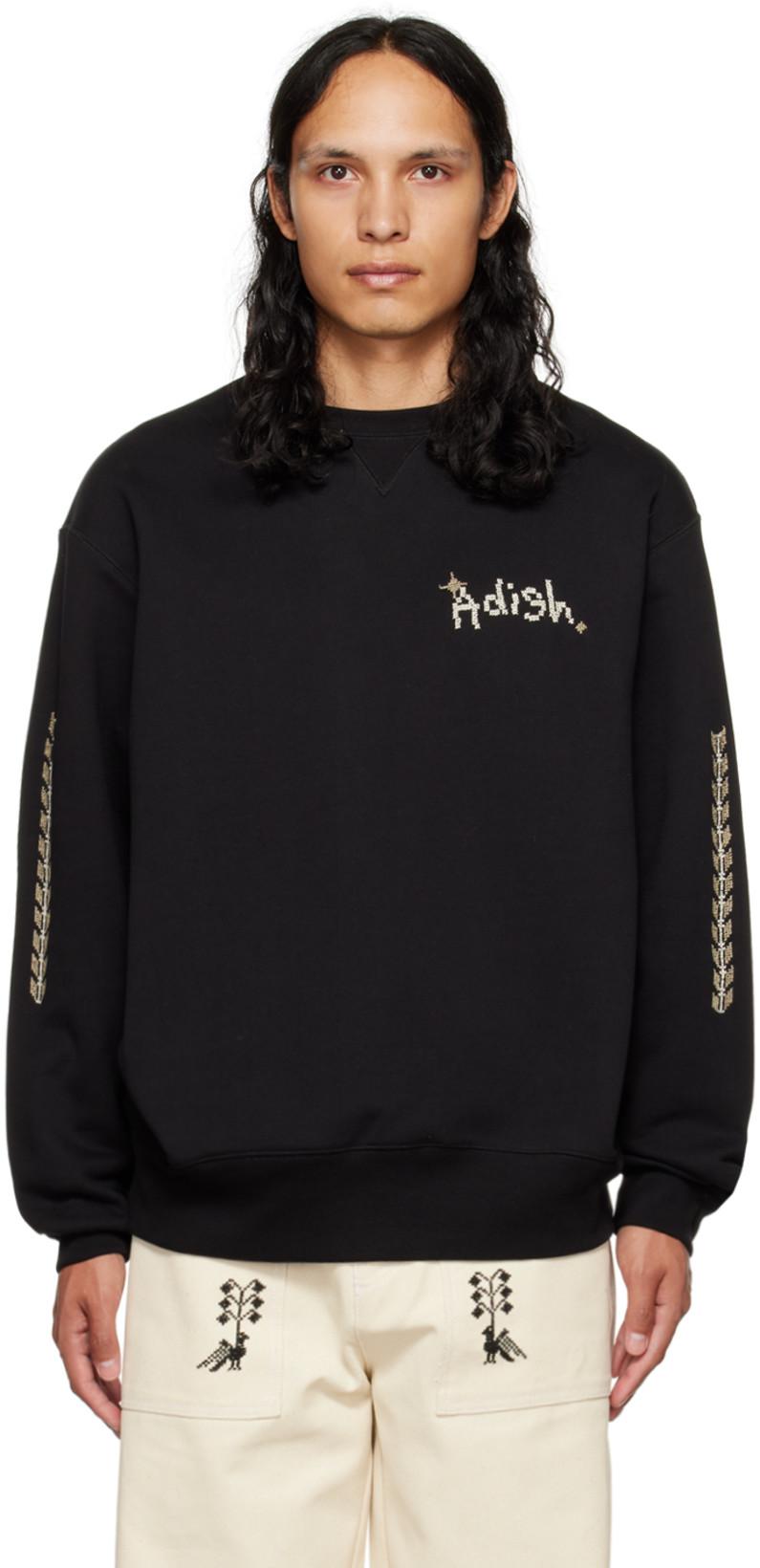 Black Tatreez Sweatshirt by ADISH
