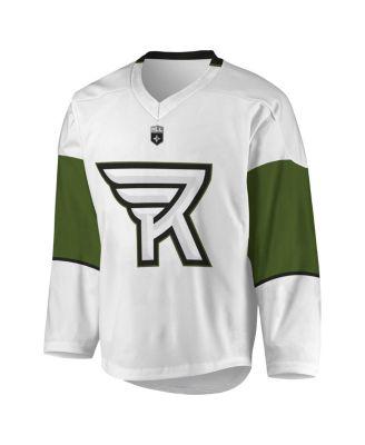 Men's White, Green Rochester Knighthawks Replica Jersey by ADPRO SPORTS