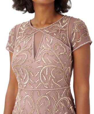 Women's Beaded Cocktail Dress by ADRIANNA PAPELL