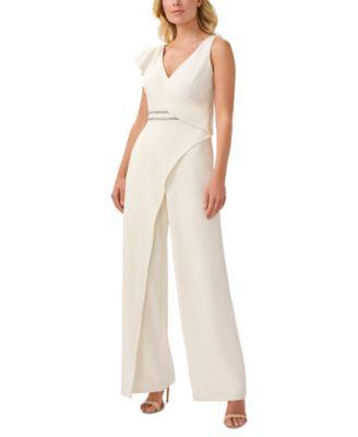 Women's Embellished Wide-Leg Jumpsuit by ADRIANNA PAPELL