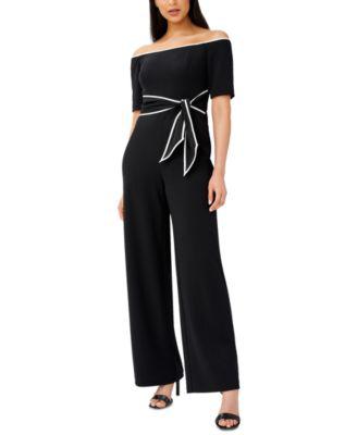 Women's Off-The-Shoulder Jumpsuit by ADRIANNA PAPELL