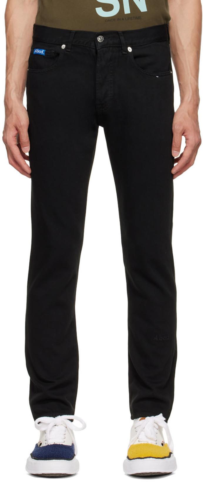Black Fit B Jeans by ADVISORY BOARD CRYSTALS