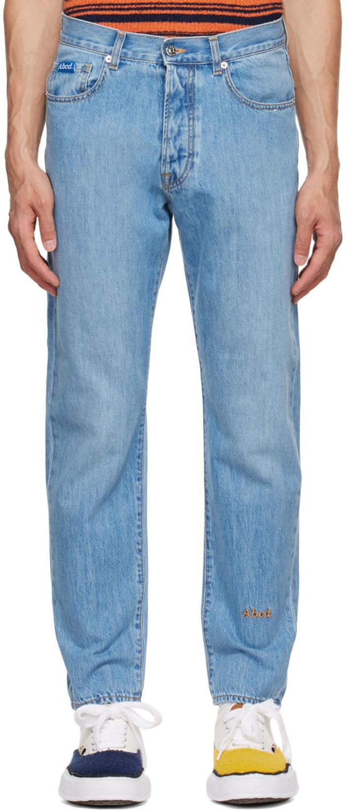 Blue Original Fit Jeans by ADVISORY BOARD CRYSTALS