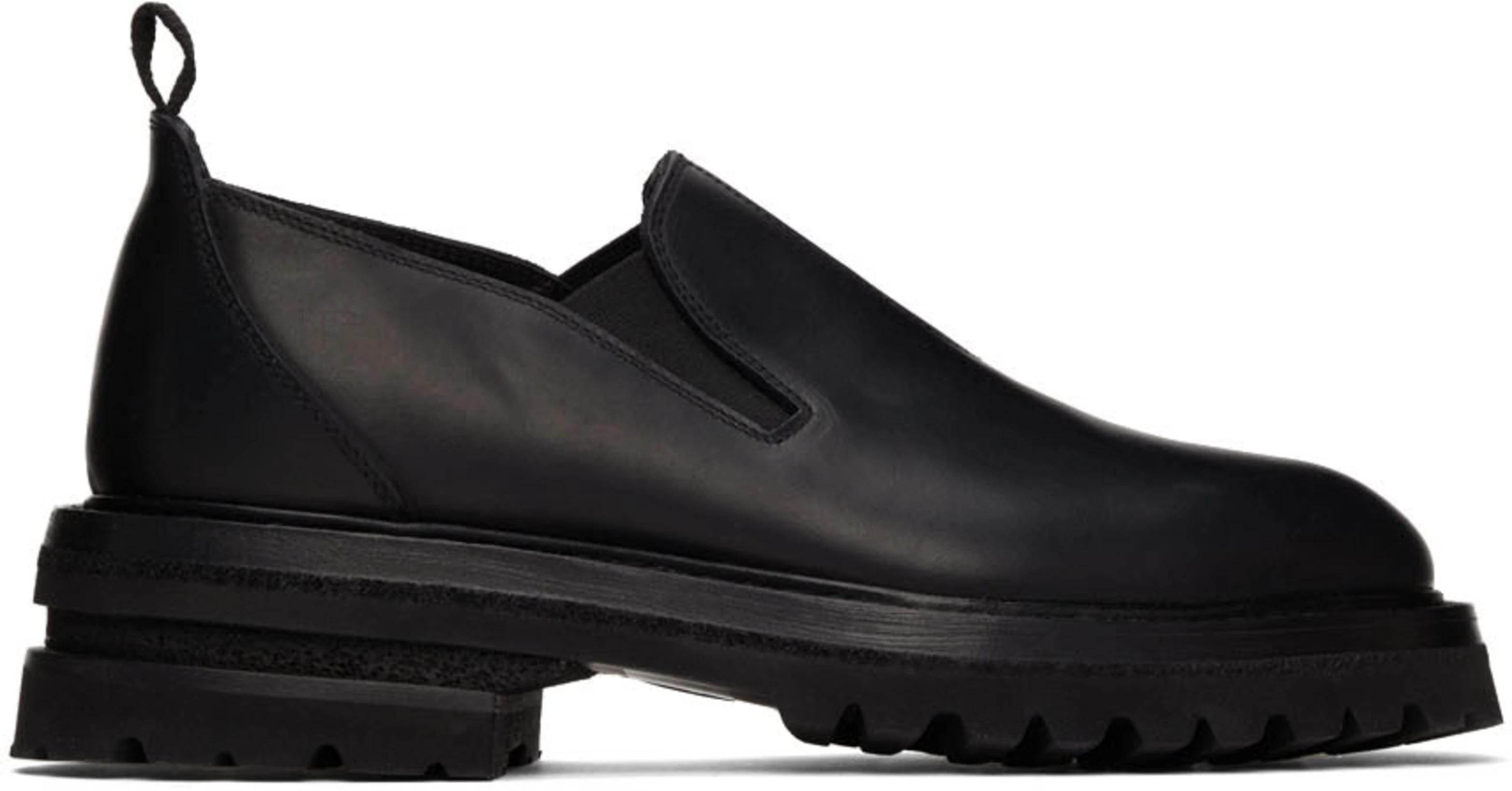 SSENSE Exclusive Black Lazy Loafers by ADYAR