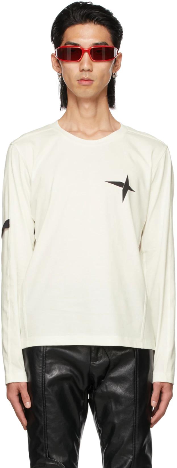 SSENSE Exclusive White Armband Long Sleeve T-Shirt by ADYAR