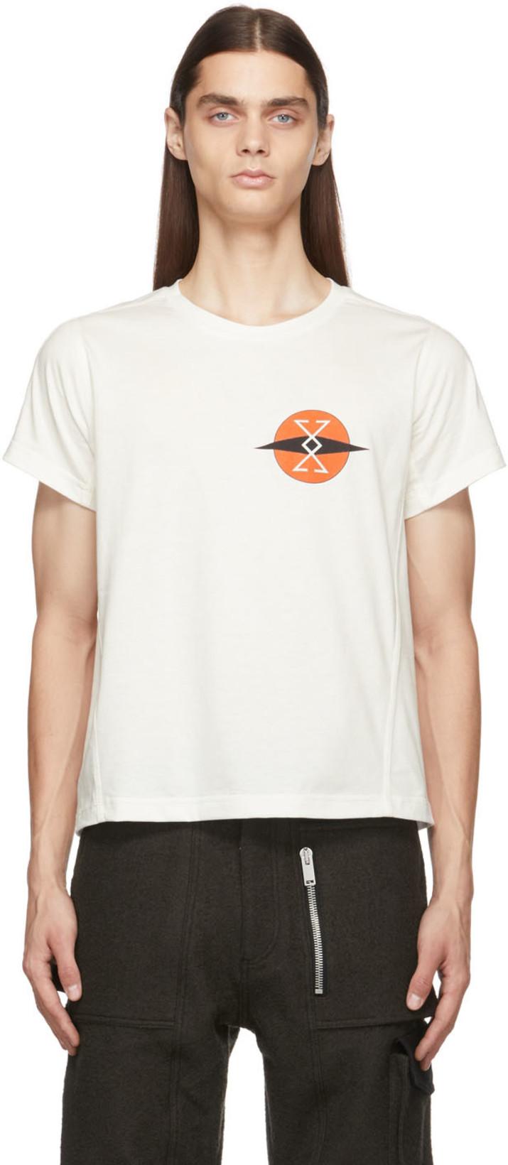 SSENSE Exclusive White Graphic T-Shirt by ADYAR