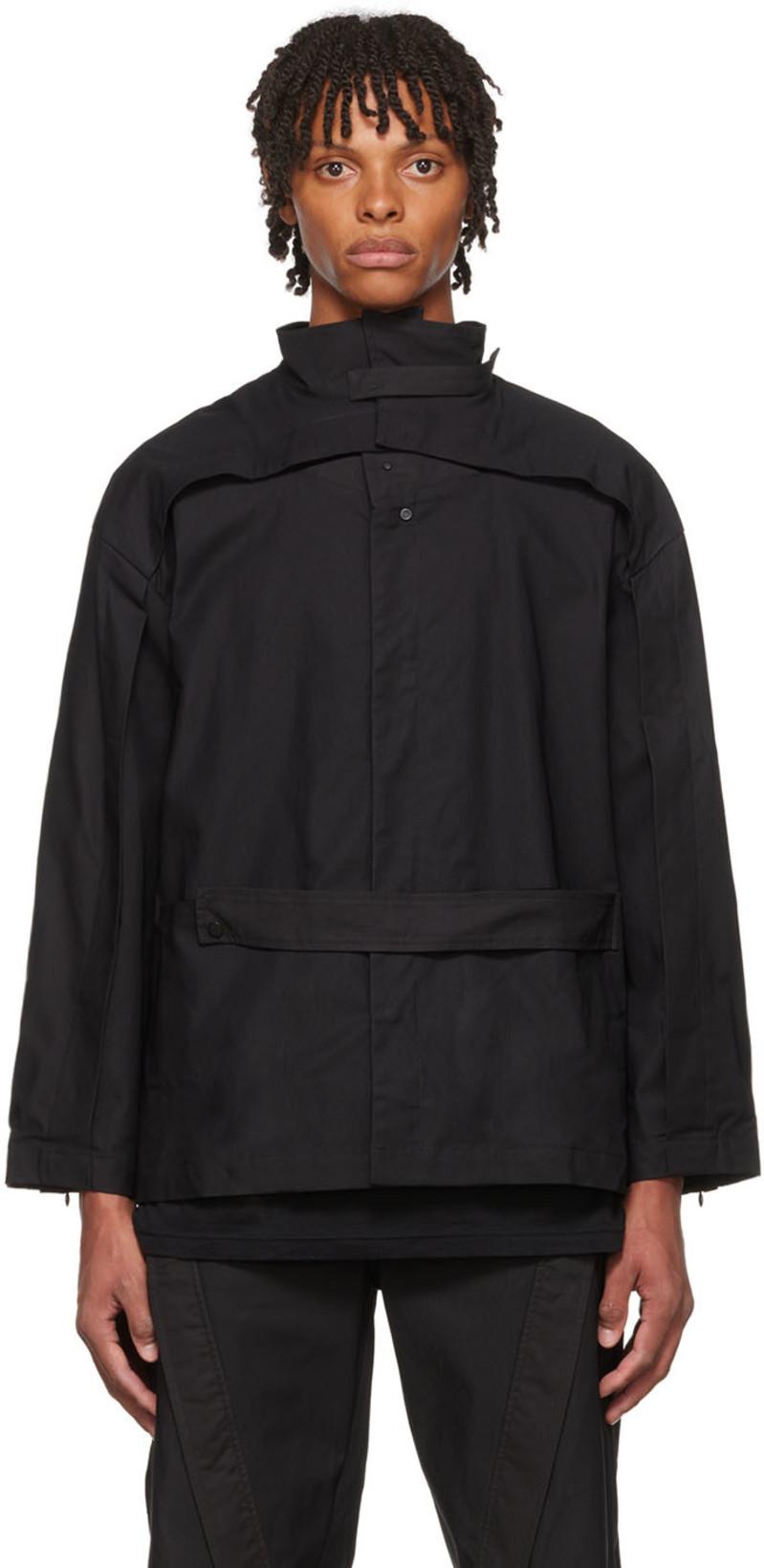 Black Nylon Jacket by AENRMOUS
