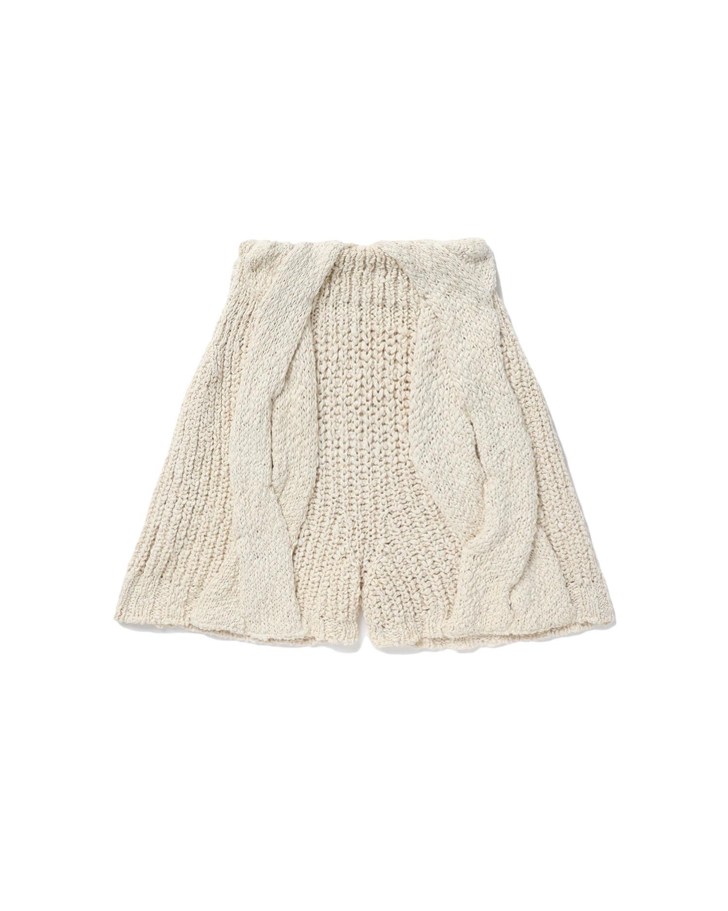 Rain rustic knit shorts by AERON
