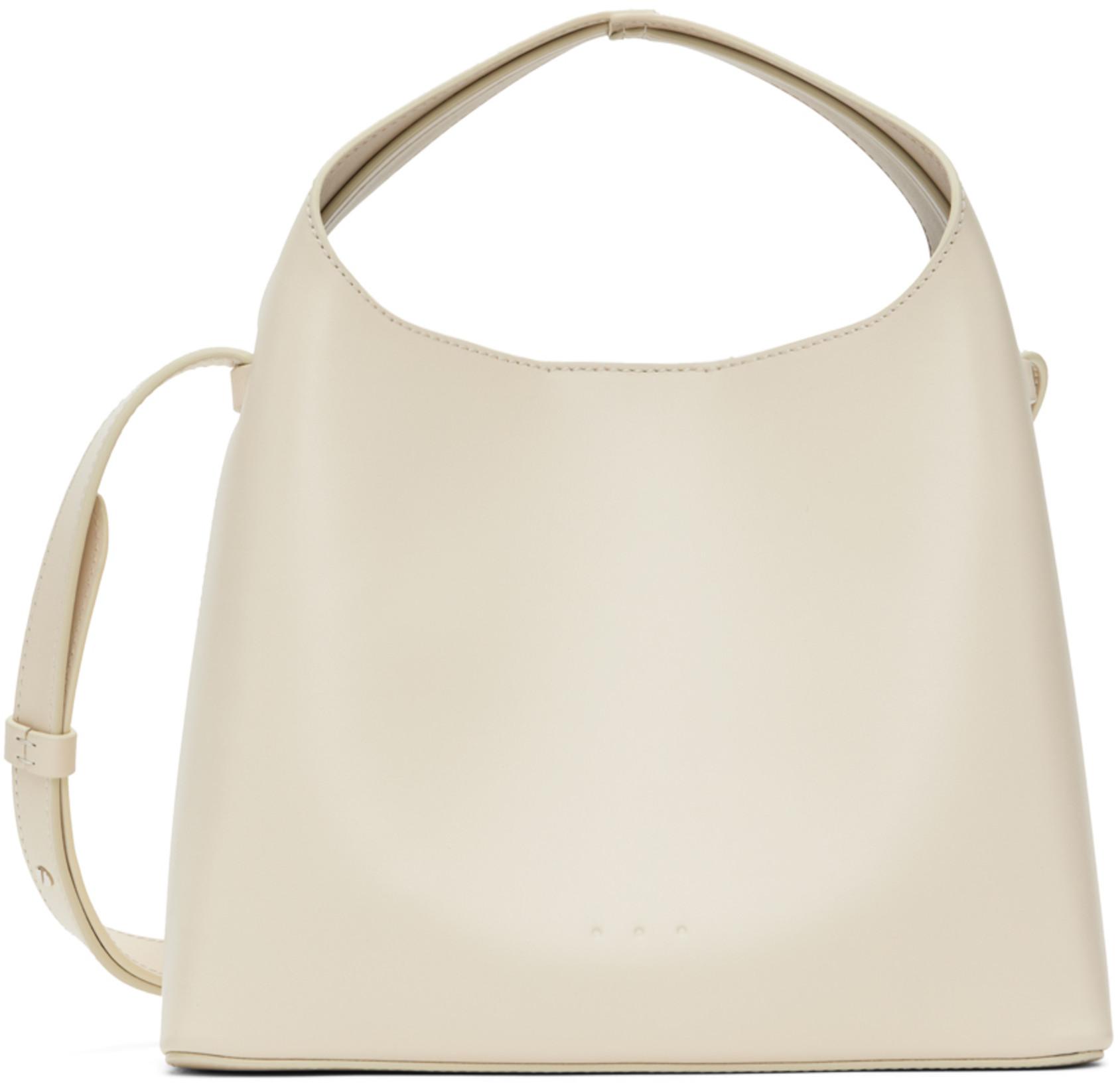 Off-White Mini Leather Shoulder Bag by AESTHER EKME