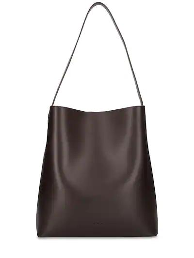 SAC SMOOTH LEATHER TOTE BAG by AESTHER EKME