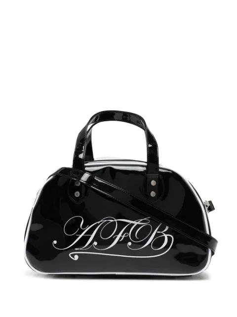 signature logo-print shoulder bag by AFB
