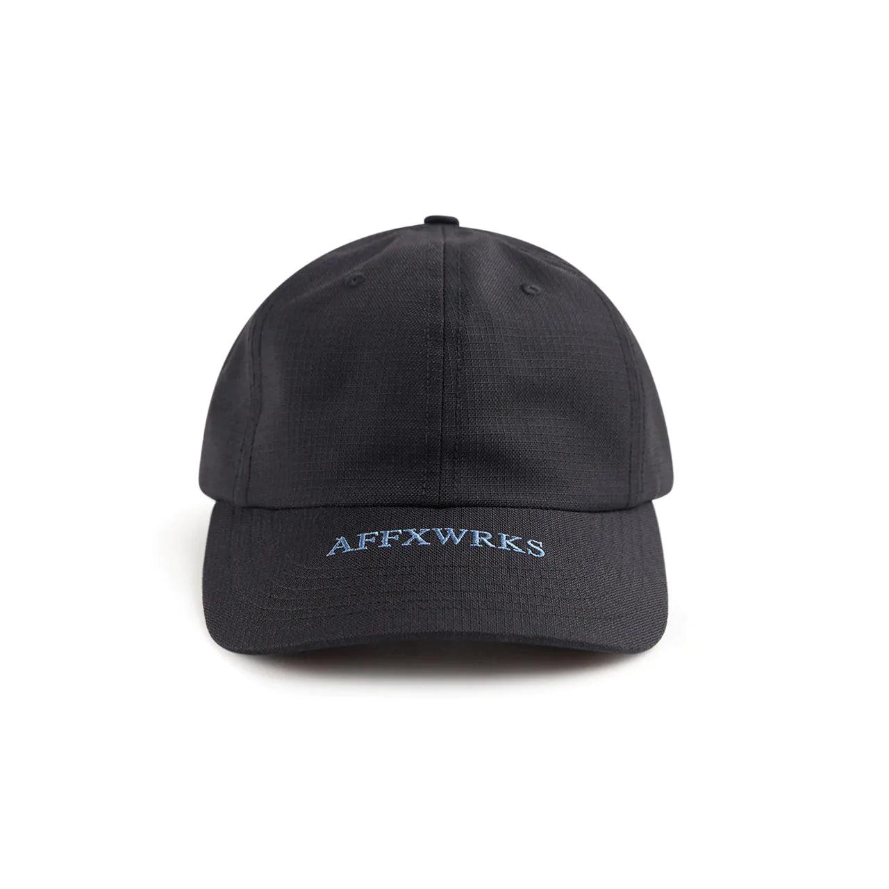AFFXWRKS Brim Logo Cap (Black) by AFFIX