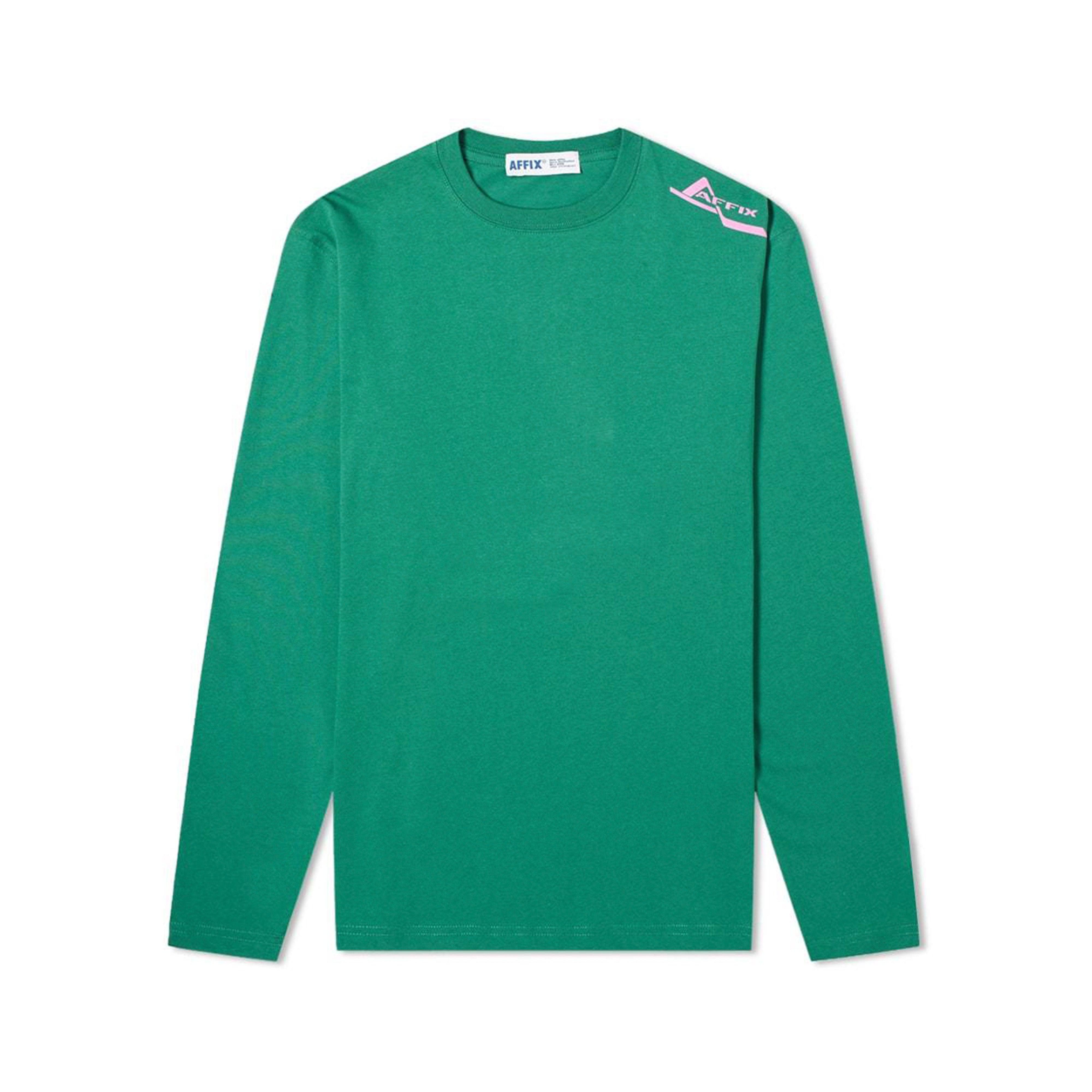 Affix Foley Sequence Long Sleeve Tee (Green) by AFFIX