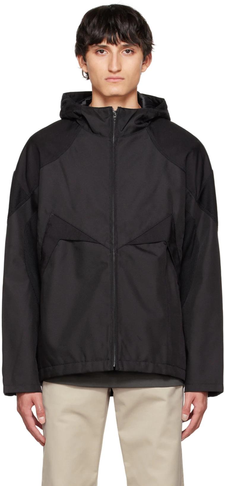 Black Paneled Jacket by AFFXWRKS