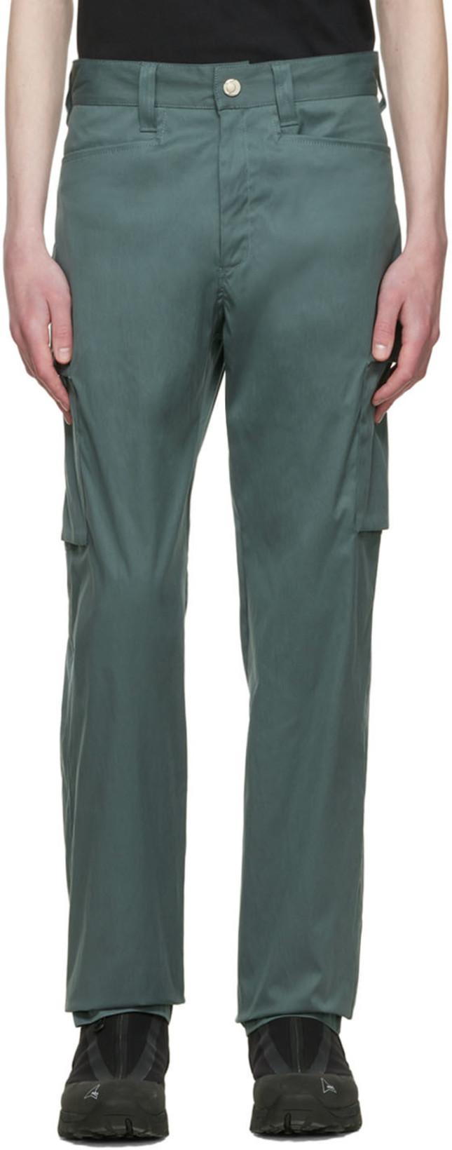 Blue Tapered Fit Cargo Pants by AFFXWRKS