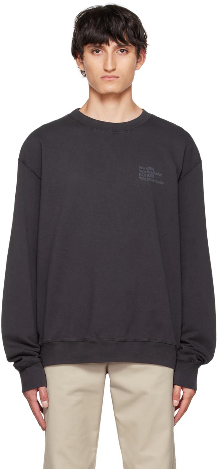 Gray Overlock Sweatshirt by AFFXWRKS