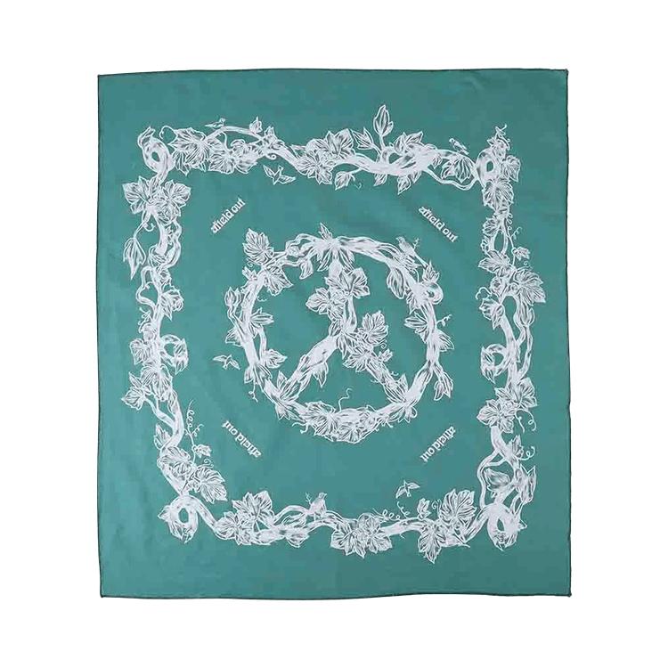 Afield Out Peace Tree Bandana 'Green' by AFIELD OUT