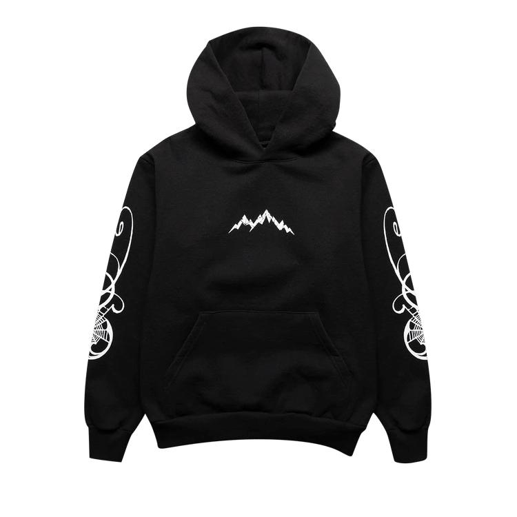 Afield Out Spiderweb Hoodie 'Black' by AFIELD OUT