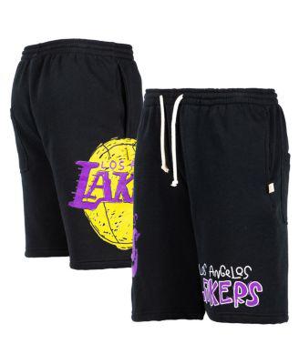 Men's Black Los Angeles Lakers Shorts by AFTER SCHOOL SPECIAL