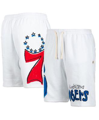 Men's White Philadelphia 76ers Shorts by AFTER SCHOOL SPECIAL