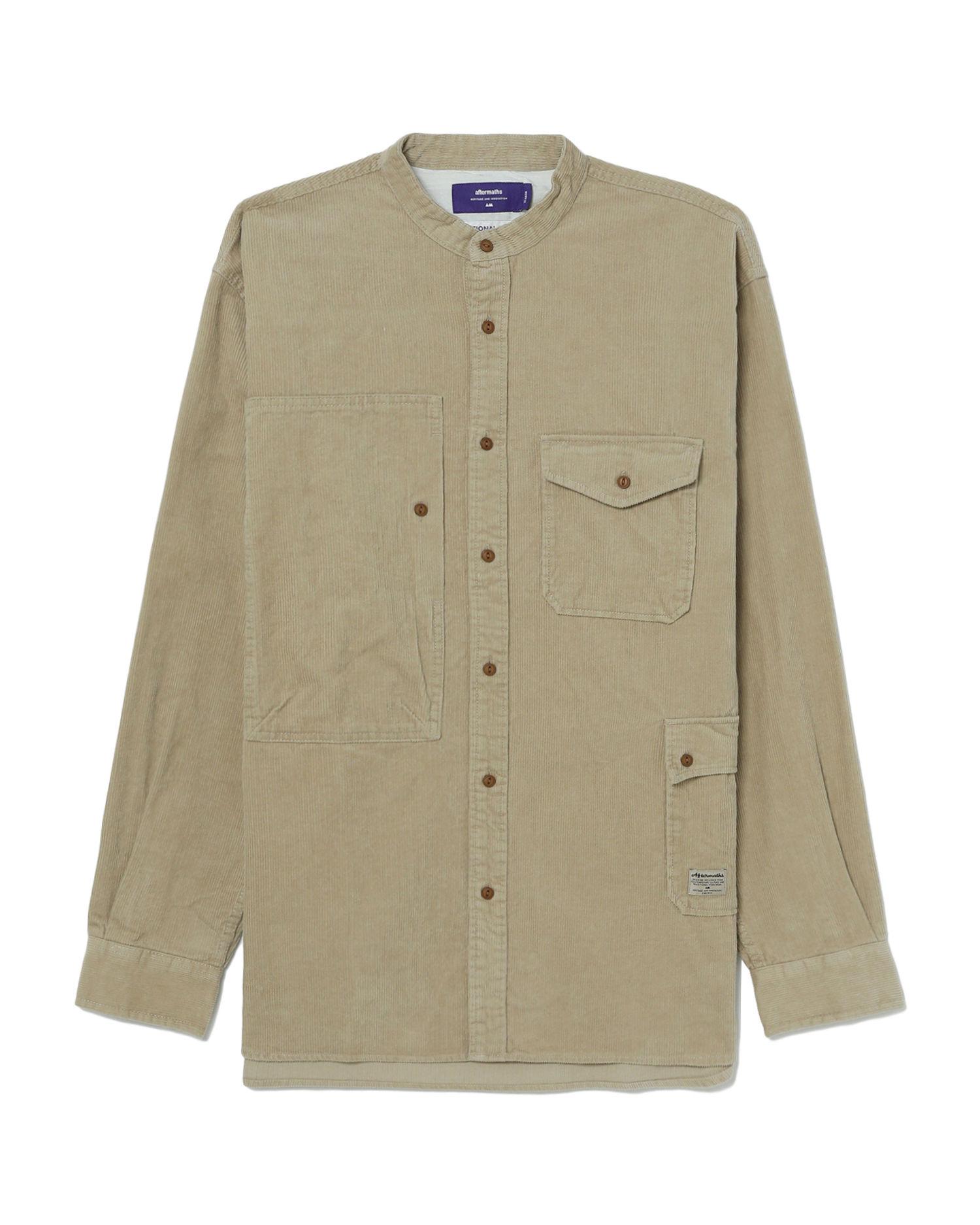 Corduroy long sleeve shirt by AFTERMATHS
