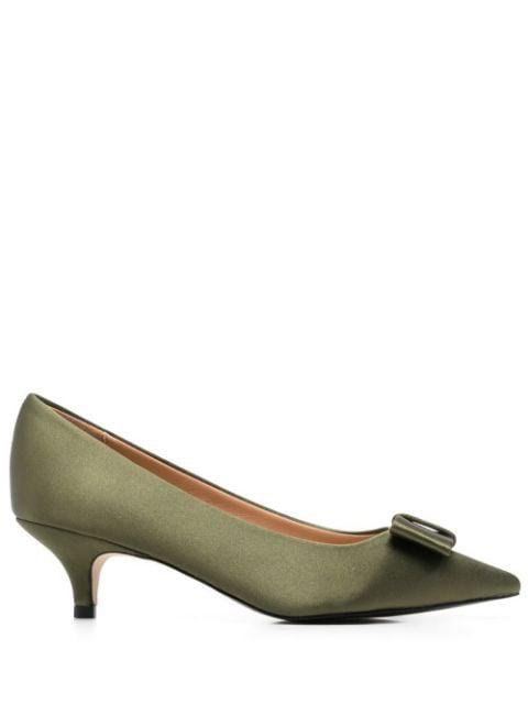 Jacqueline 50mm bow-embellished pumps by AGE OF INNOCENCE