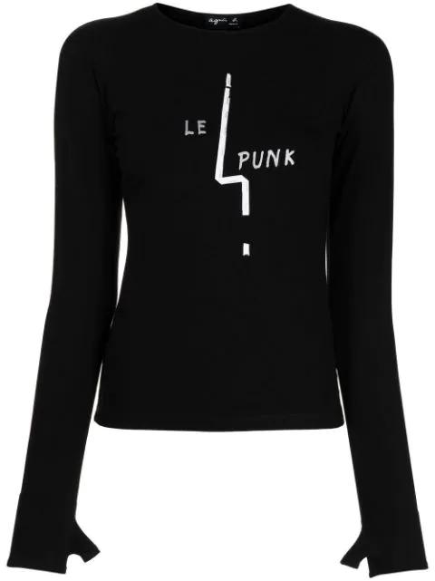 Le Punk long-sleeved T-shirt by AGNES B.