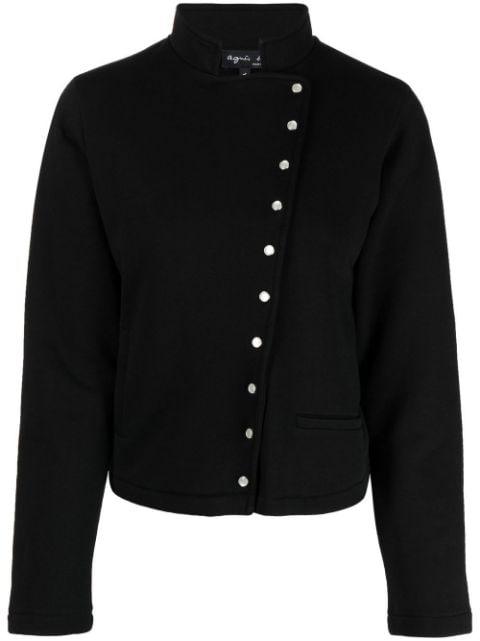 off-centre buttoned-up blouse by AGNES B.