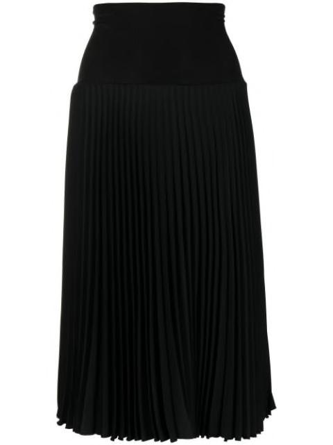 pleated midi skirt by AGNES B.
