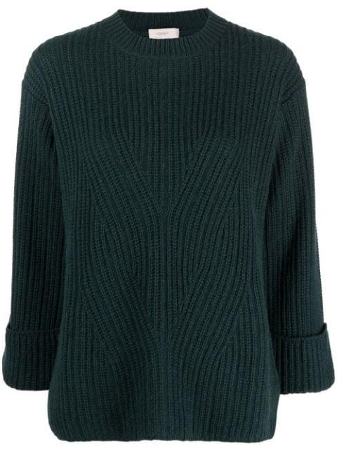 crew-neck cashmere jumper by AGNONA