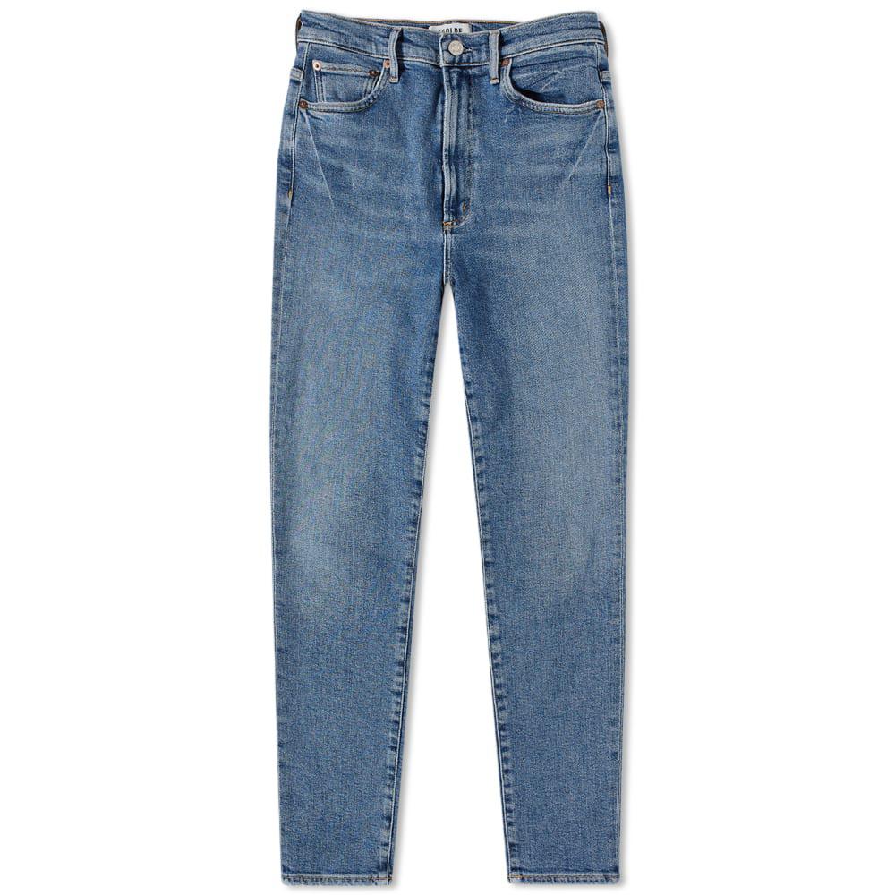 AGOLDE High Rise Pinch Waist Skinny Jean by AGOLDE