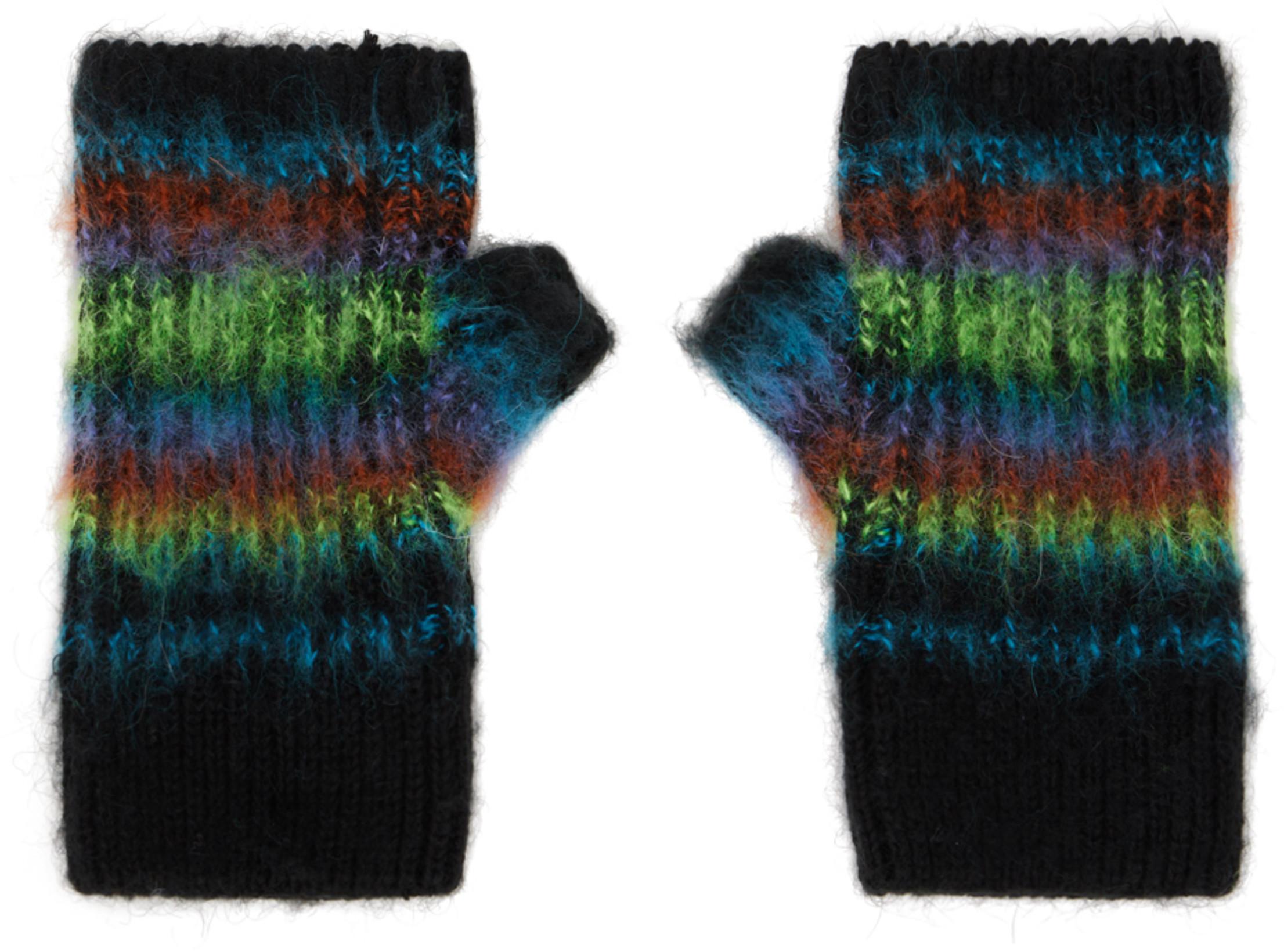 Black Fingerless Gloves by AGR